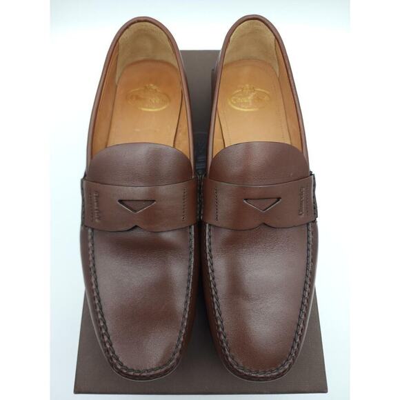 Church's English Shoes Men's Karl Leather Penny Loafers Burnt Natural 9 US - Picture 5 of 16